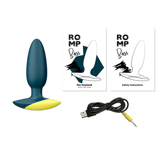 Bass Green Vibrating Anal Plug Romp