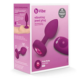 Korek Analny Vibrating Jewel Plug S/M Fuchsia b-Vibe