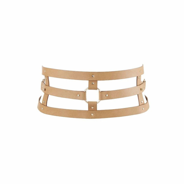 Pas na talię Maze Wide Belt Brown Bijoux Indiscrets