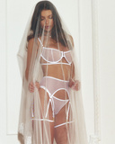 Thongs Ginny White L/XL Promees