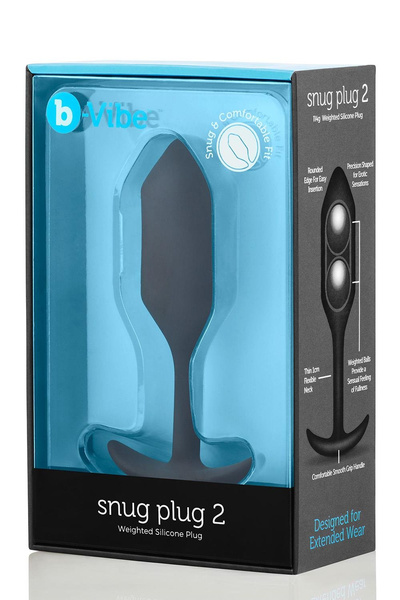 Korek analny Snug Plug 2 Black b-Vibe