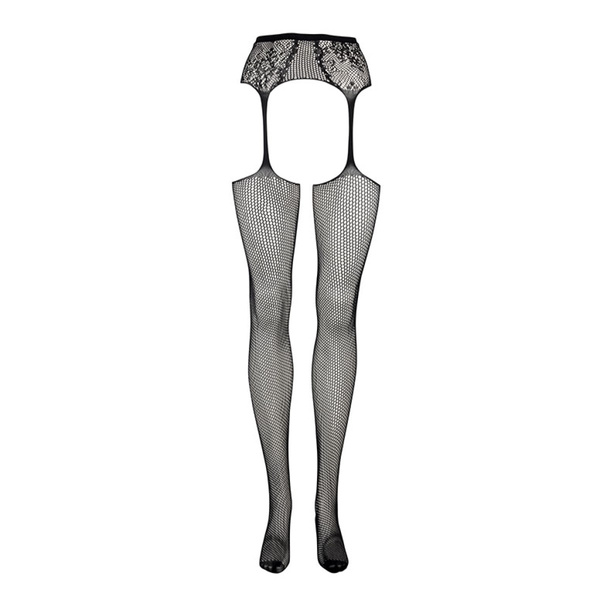 Pończochy Fishnet And Lace Garterbelt Stockings Black Os Le Désir