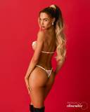 Uprząż Na Biust Lustique White S/M/L Premium Obsessive