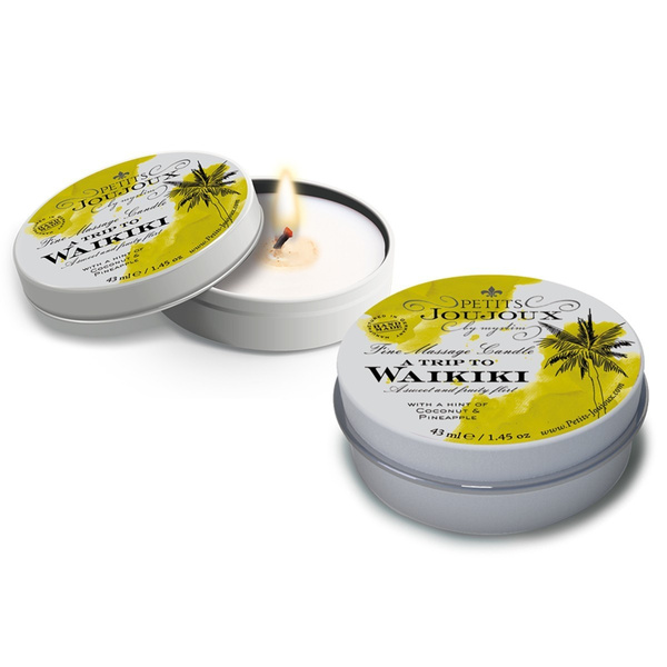 Świeczka Do Masażu Fine Massage Candles A Trip To Waikiki Beach 33 G Petits Joujoux