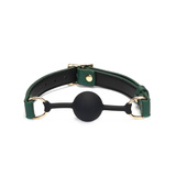 Knebel Mossy Chic Leather Ball Gag Liebe Seele