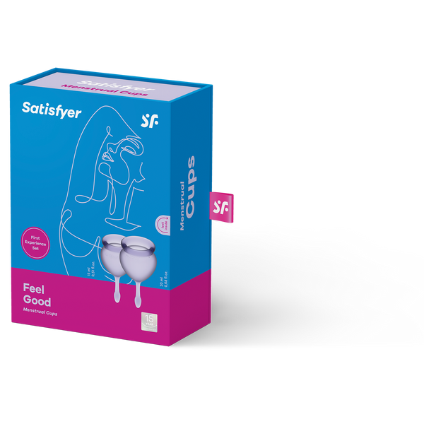 Kubeczki Menstruacyjne Feel Good Menstrual Cup Set Satisfyer