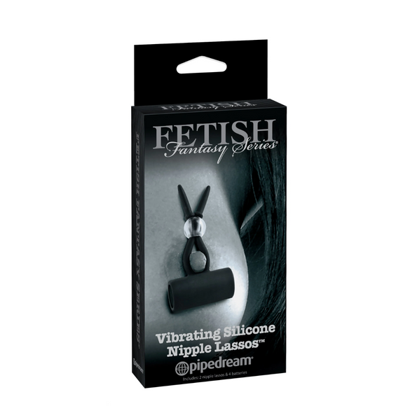 Fetish Fantasy Series Vibrating Silicone Nipple Lassos