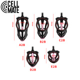 Centurion Chastity Cage Black Size 4 CELLMATE