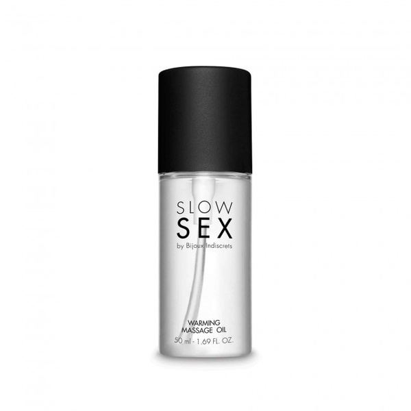 Olejek do masażu Slow Sex Warming Massage Oil Bijoux Indiscrets