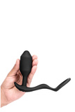 Korek analny Vibrating Snug & Tug M Black b-Vibe