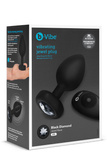 Vibrating Jewel Plug Xxl Black b-Vibe