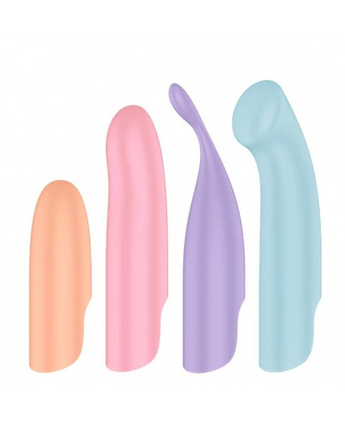 Wibrator Z Wymiennymi Nakładkami Playful Four Satisfyer