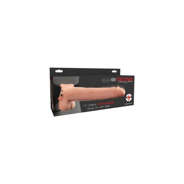 Pusty Strap-On Fetish Fantasy Strap-On Series 11" Hollow Strap-On Pipedream