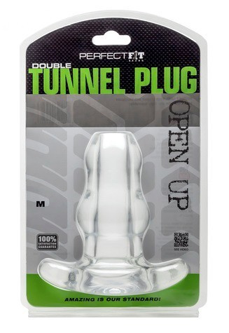 Korek Analny Z Tunelem Double Tunnel Plug M Perfect Fit