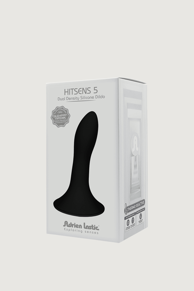Silikonowe Dildo Premium Hitsens Model 5 Black Adrien Lastic