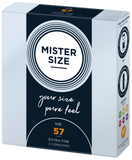 Mister.Size 57 mm Condoms 3 Pieces