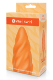 Korek analny Swirl Texture Plug Orange b-Vibe