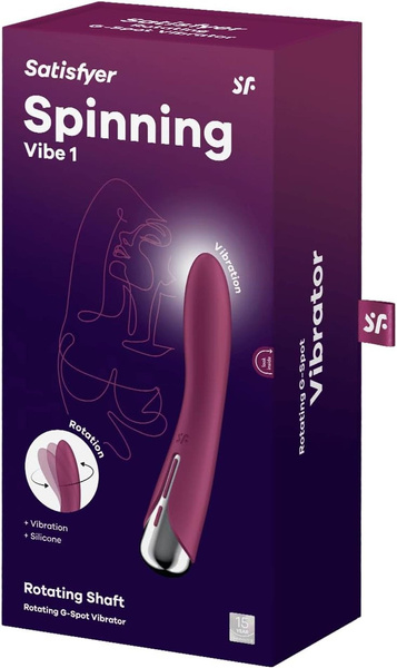 Wibrator do punktu G Spinning Vibe 1 Red Satisfyer