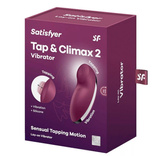 Clitoral Stimulator Tap & Climax 2 Red Satisfyer