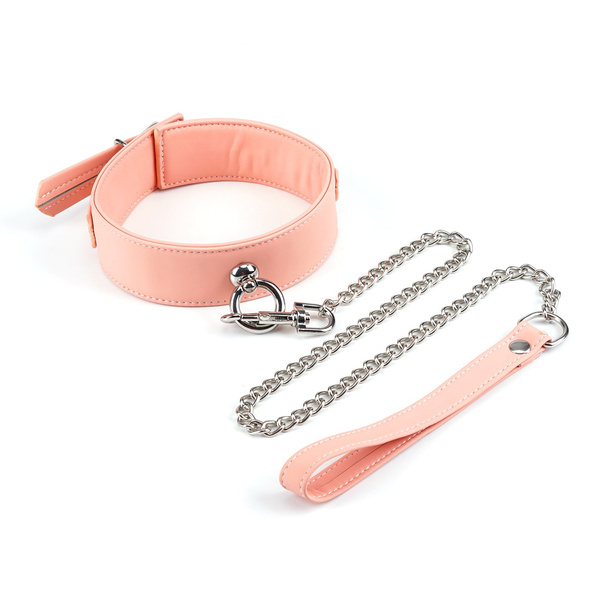 Liebe Seele Pink Organosilicon Collar with Leash