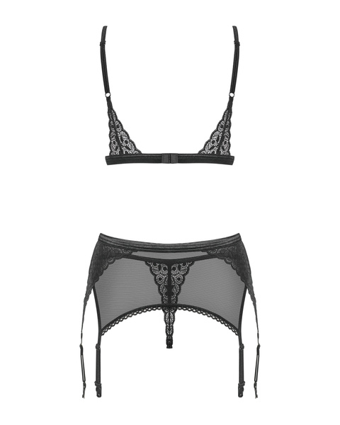 Shibu 3-piece black set S/M Obsessive