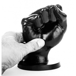 Anal plug AB93 Enrico 13 x 10.5cm All Black 