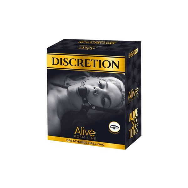 Alive gag Discretion Black Ball Gag