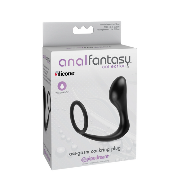 Korek Analny Ass-Gasm® Cockring Plug Pipedream