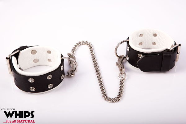 Whips Women's Ankle Cuffs White