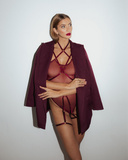 Batty Burgundy Body Xs/S Promees
