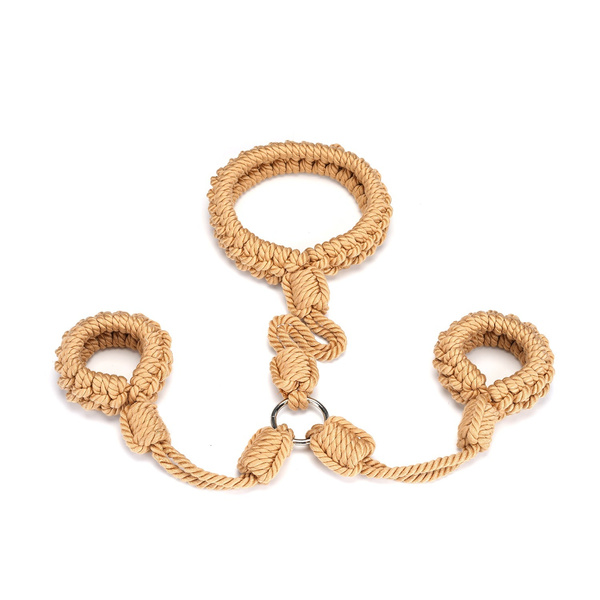 Liebe Seele Bound You II Rope Collar & Wrist Cuffs Back Restraint