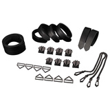 Zestaw Do Krępowania 8-Bondage-Straps Restraint Set Black LOCKINK