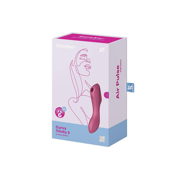 Curvy Trinity 3 multifunction vibrator red Satisfyer