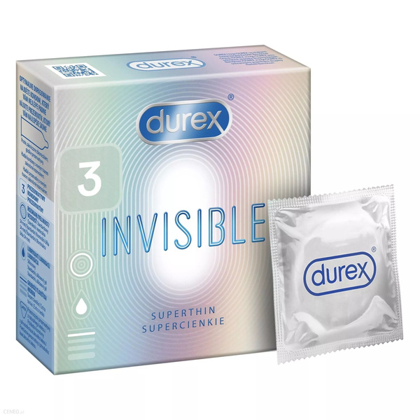 Condoms Durex Invisible A3 extra thin