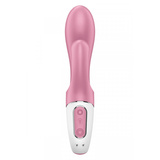 Pompowany wibrator Air Pump Bunny 2 light red Satisfyer