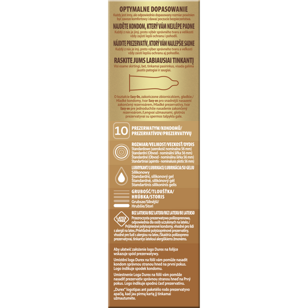 Prezerwatywy Nielateksowe Dla Naturalnych Doznań Real Feel 10 Szt. Durex