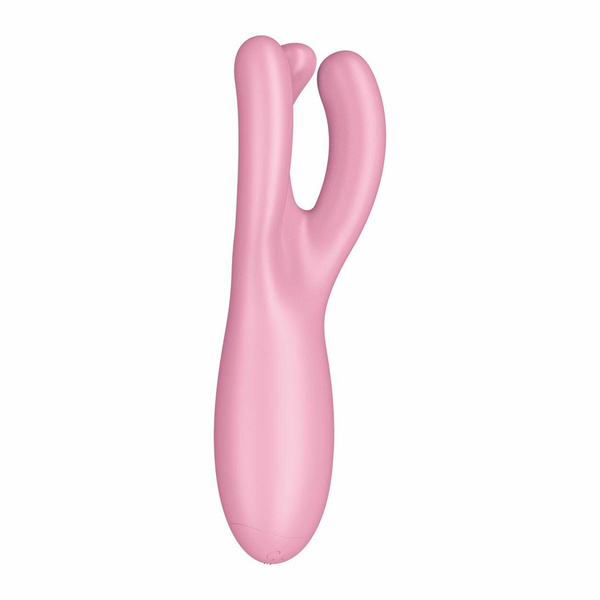 Wibrator do łechtaczki Threesome 4 Connect App Pink Satisfyer