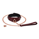 Liebe Seele Wine Red Curved Collar