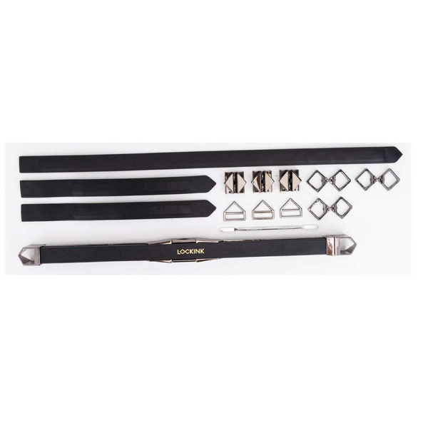LOCKINK Adjustable Spreader Bar Set Black