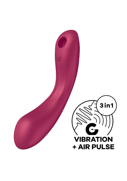 Wibrator wielofunkcyjny Curvy Trinity 1 red Satisfyer
