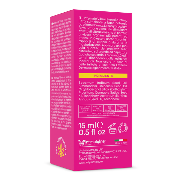 Płynny Wibrator Intymate Vibroil 15 Ml IntimateLine