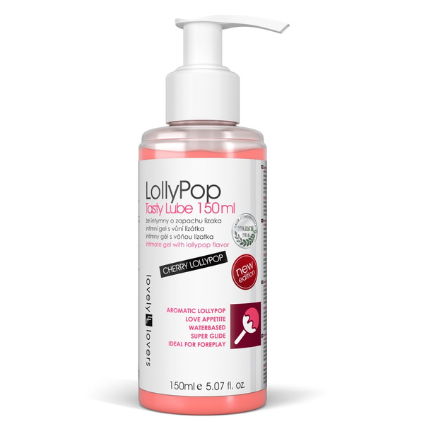 Lollypop Tasty Lube Lubrykant Jadalny 150 Ml Lovely Lovers