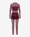 Ambra Jumpsuit Burgundy M/L Promees