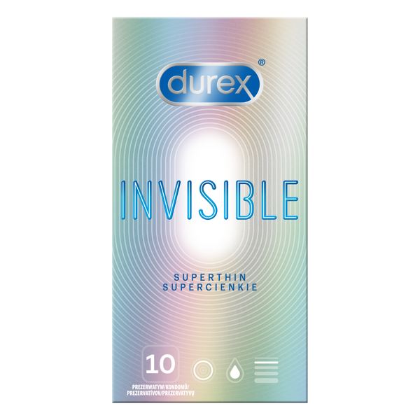 Condoms Durex Invisible A10 extra thin