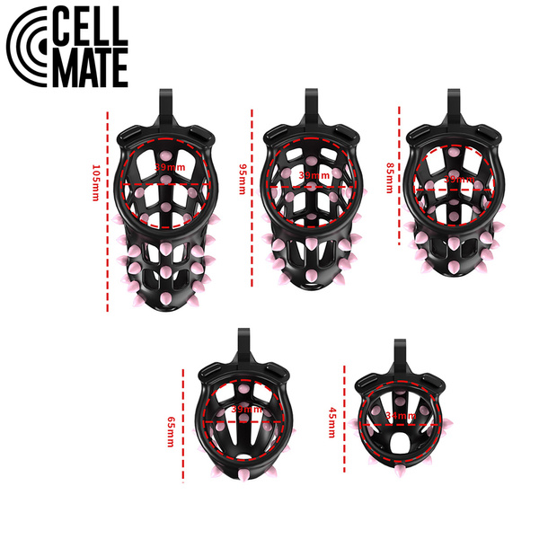FlexiSpike Chastity Cage Size 4 CELLMATE