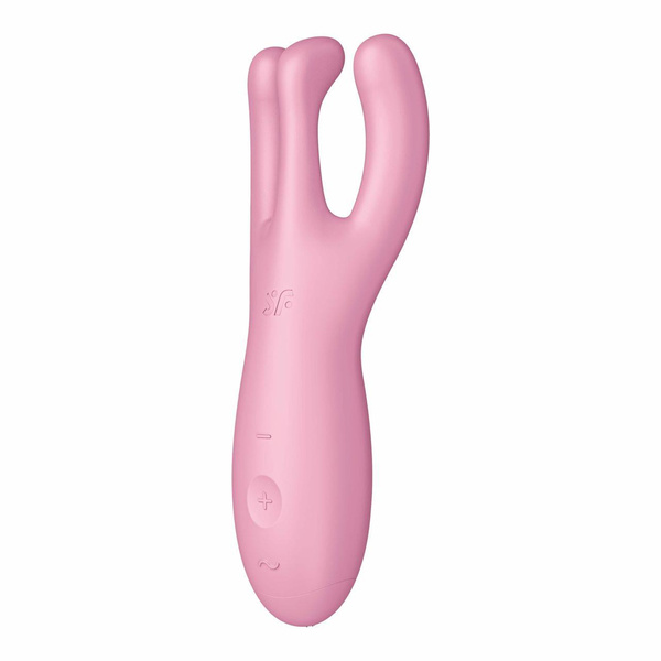 Clitoral Vibrator Threesome 4 Connect App Pink Satisfyer