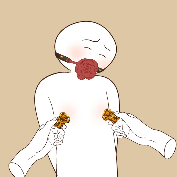 Bowknot Binder Clip Style Nipple Clamps UPKO