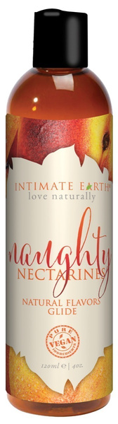 Naughty Nectarines Natural Flavors Glide 120Ml Intimate Earth