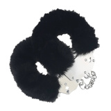 Ouch! Heavy-duty Fluffy Handcuffs Black