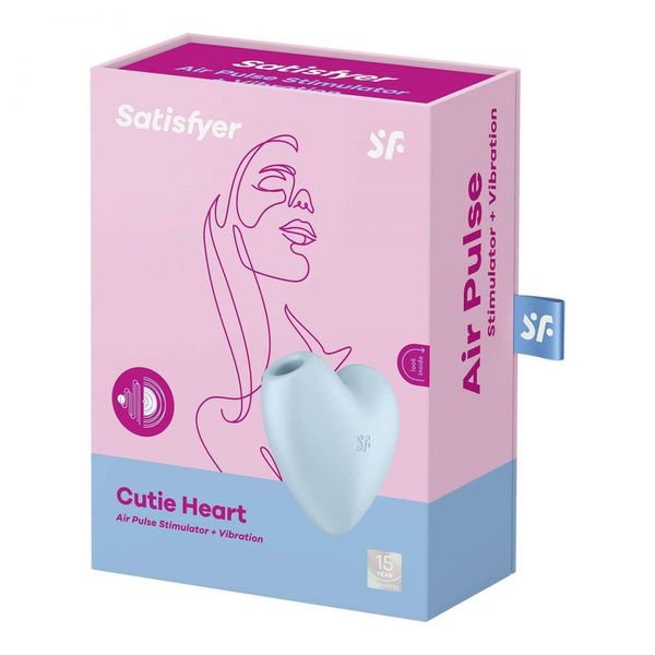 Clitoral Stimulator Cutie Heart Blue Satisfyer